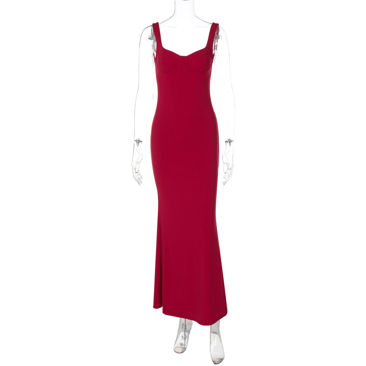 New Suspender Fishtail Fashion Temperament Slim Dress