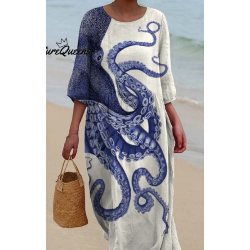 Three-dimensional Pattern Women's Eternal Elegance Dress