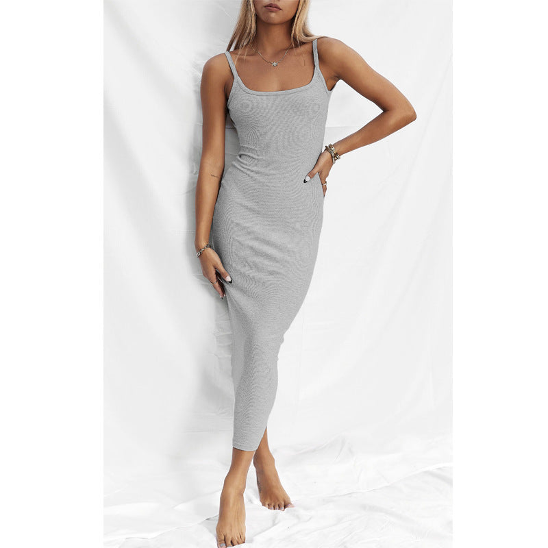 Women's Clothing Sexy Suspenders Casual Dress