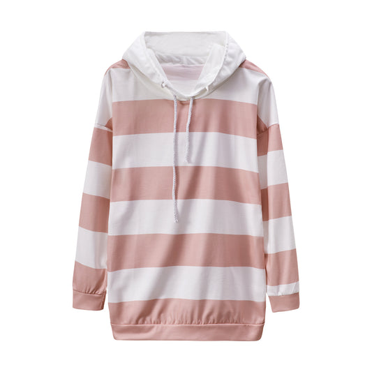 Women's Long-sleeved Striped Thin Sweater