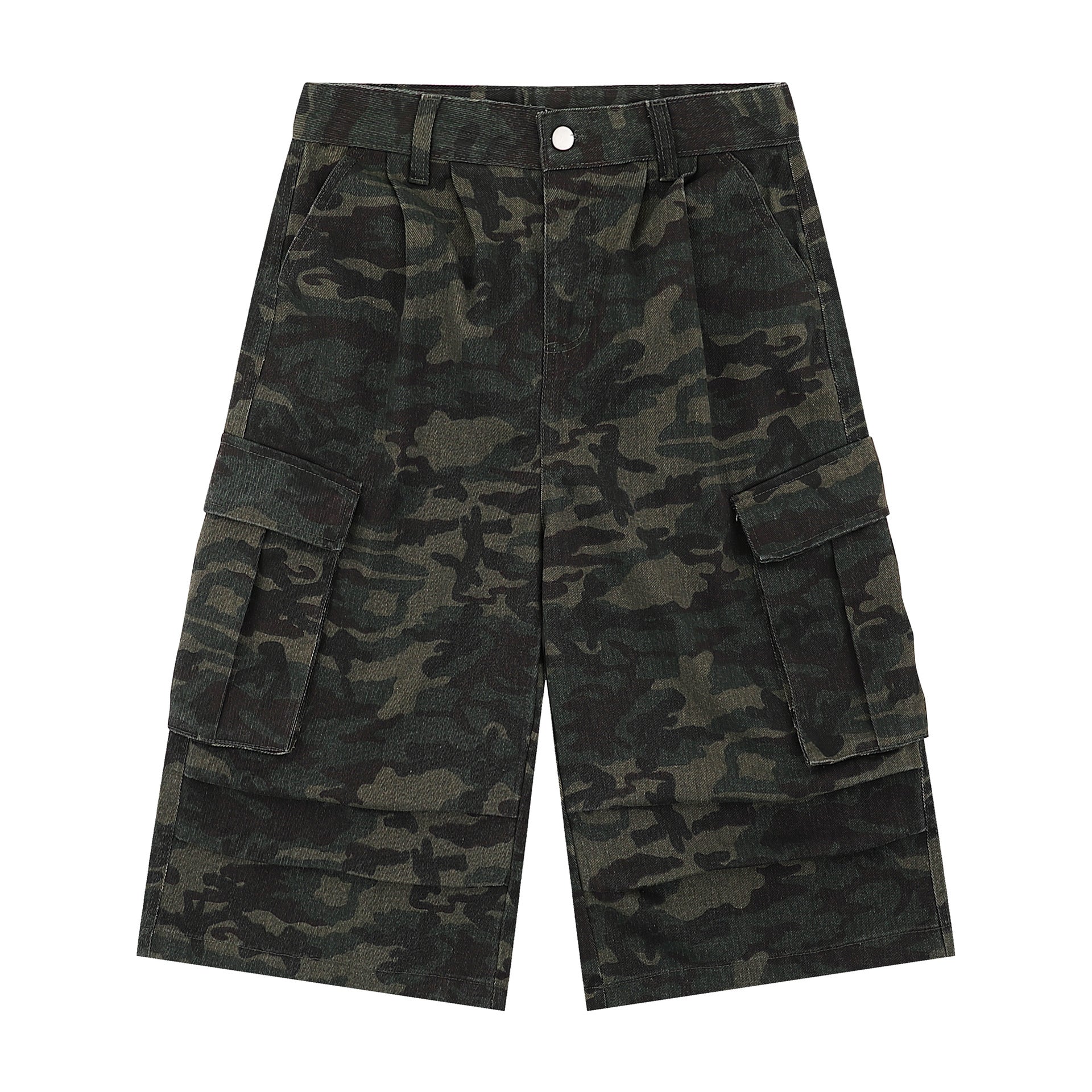 Women's Camouflage Wide-leg Jeans