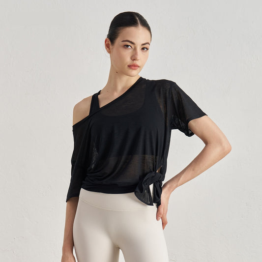 Summer Loose Leisure Sports Short Sleeve Lightweight Breathable Fashion Outdoor