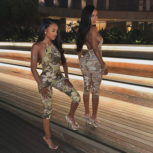 Women's Backless High Waist Slimming Jumpsuit