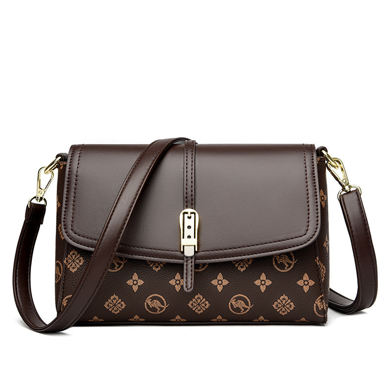 Printed High-Capacity Shoulder Bag