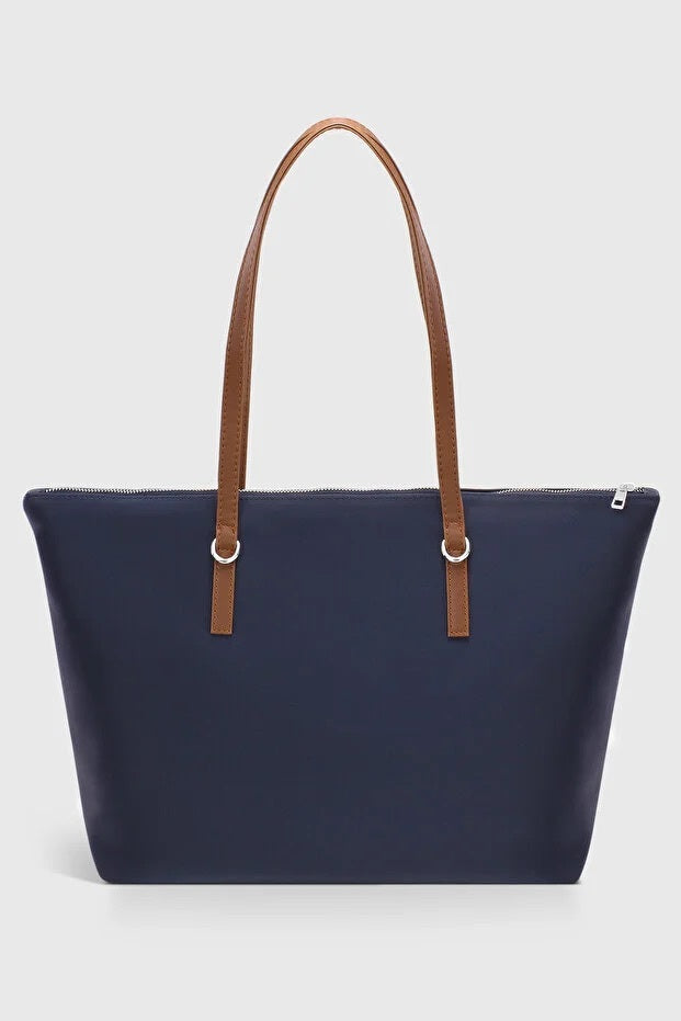 Navy Blue Shopper Bag For Women