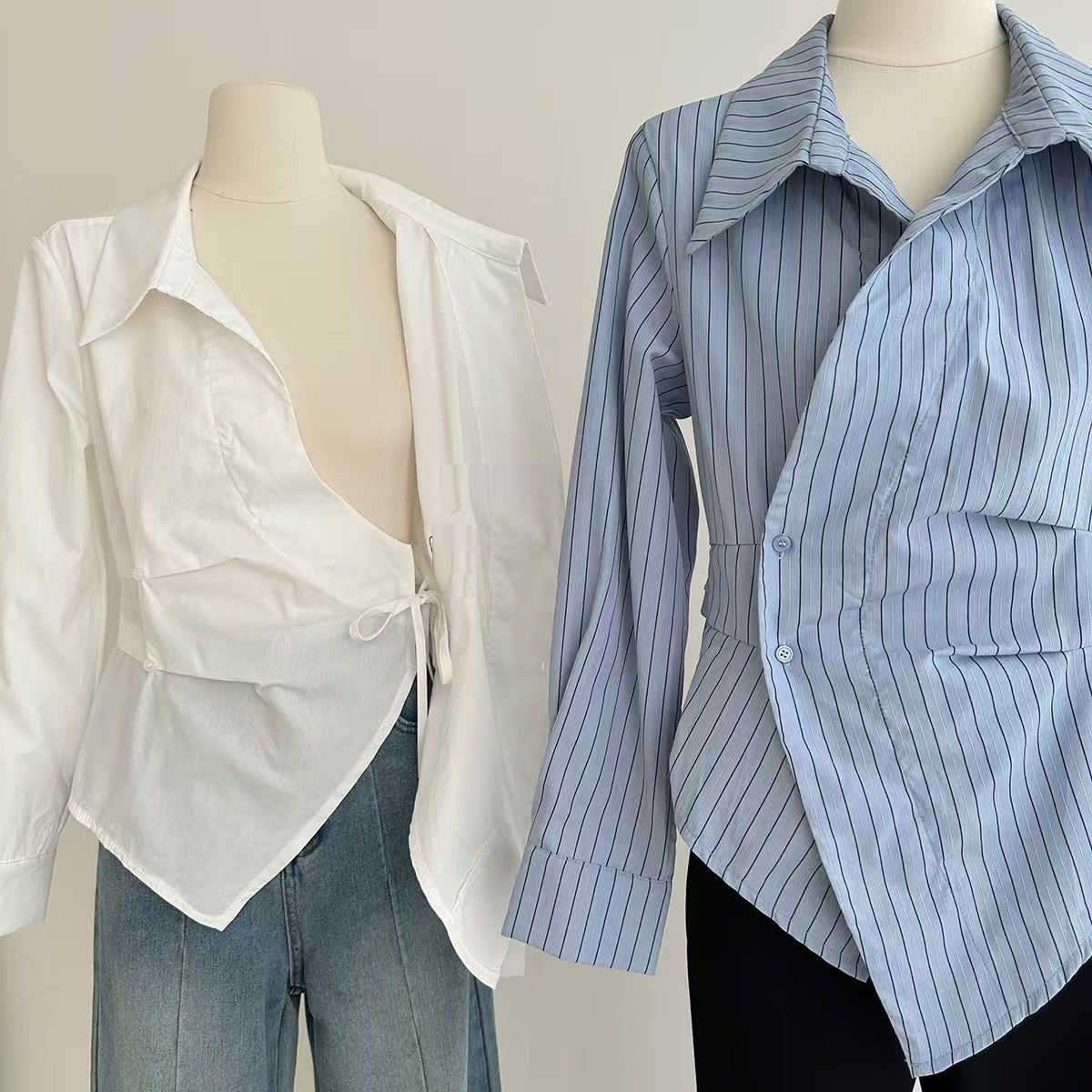Fashionable New Waist-tight Fashionable Irregular All-match Short Top