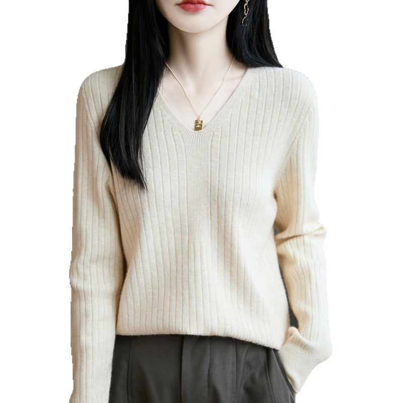 Solid-color Chic Base Top For Layering