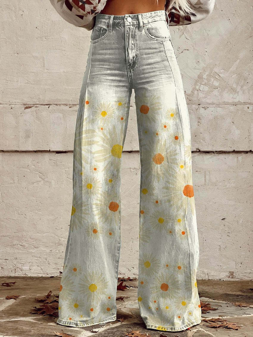 Hot Selling Plus Size Women's Casual Pants Thin Imitation Jeans