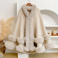 Knitted Cardigan Shawl Cape Coat
