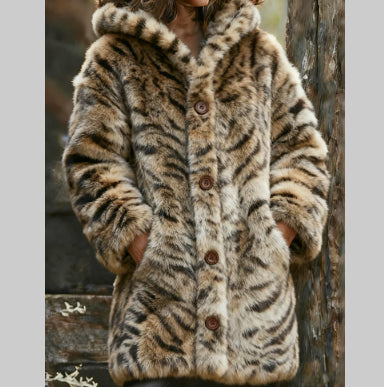 Elegant Chic Printed Womens Jacket