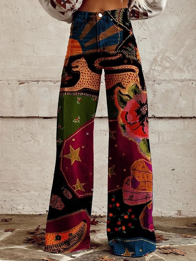 Hot Selling Plus Size Women's Casual Pants Thin Imitation Jeans