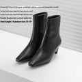 Womens Genuine Leather Snow Boots For Winter Cowhide