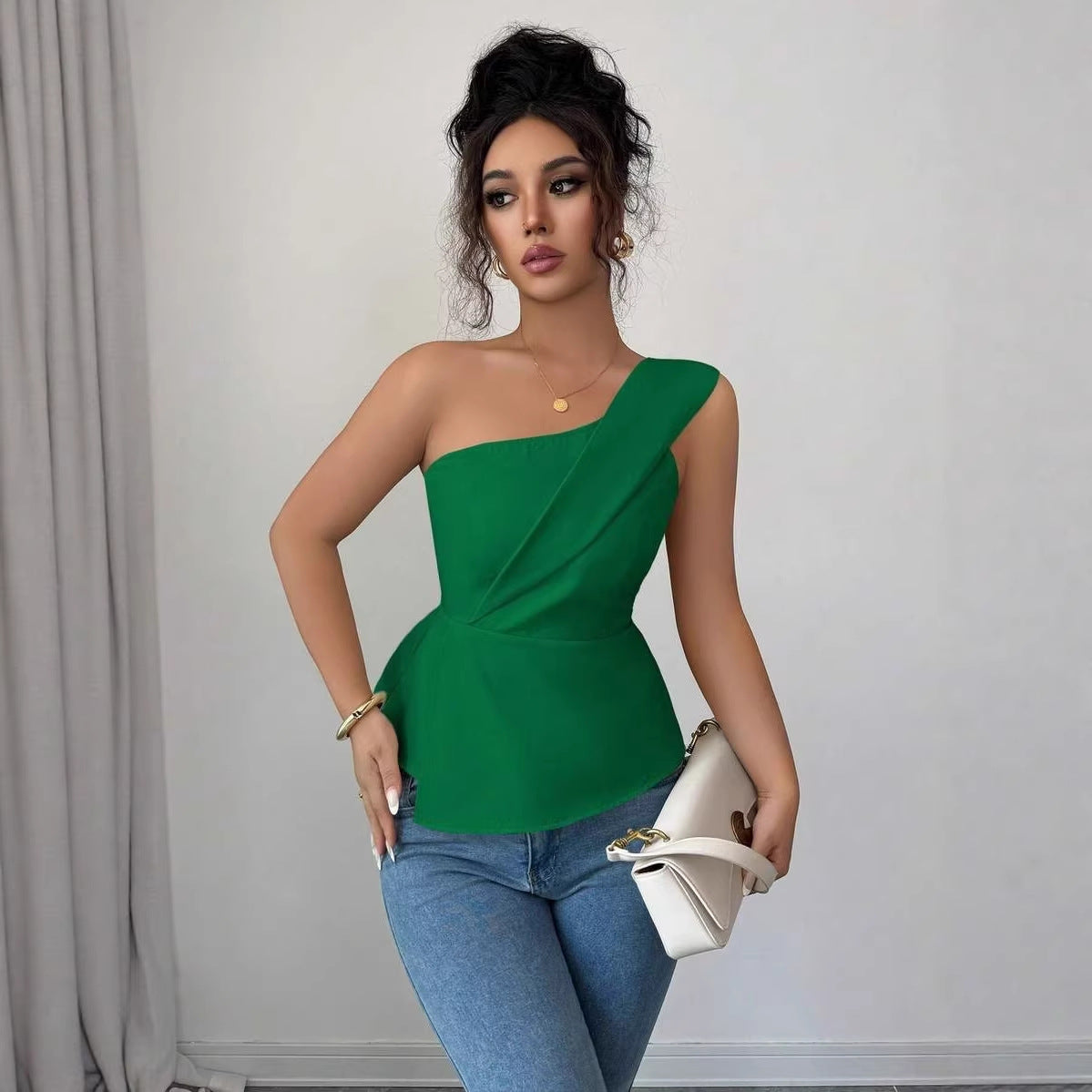 Irregular-fit Sleeveless Top