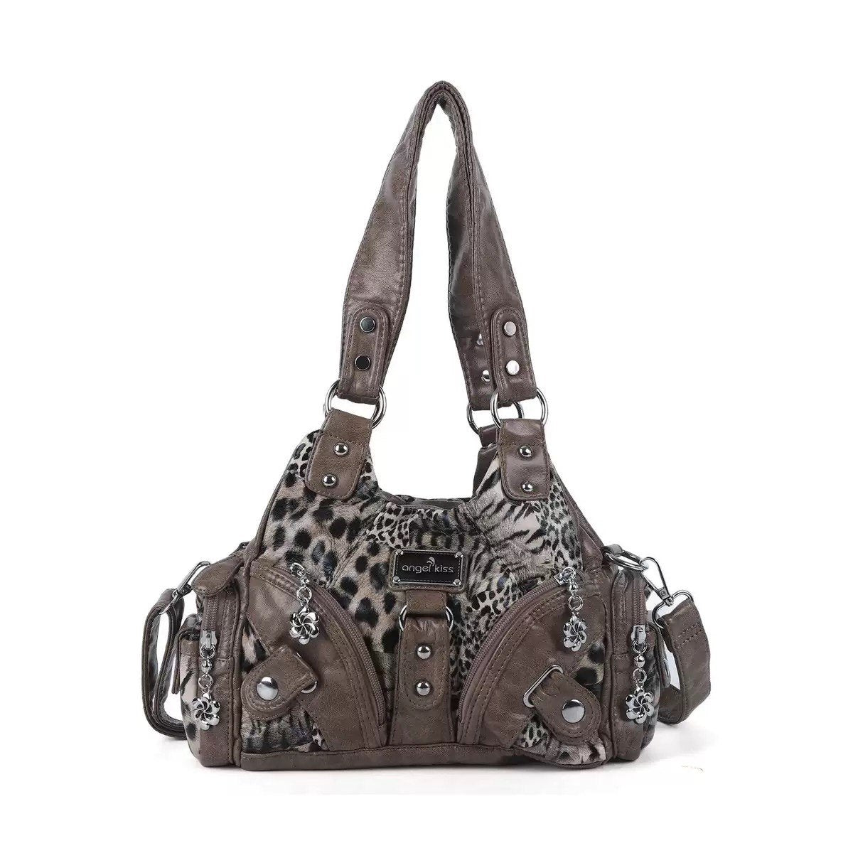Cute Leopard-Print Post-Apocalyptic DIY Sassy One-Shoulder Bag