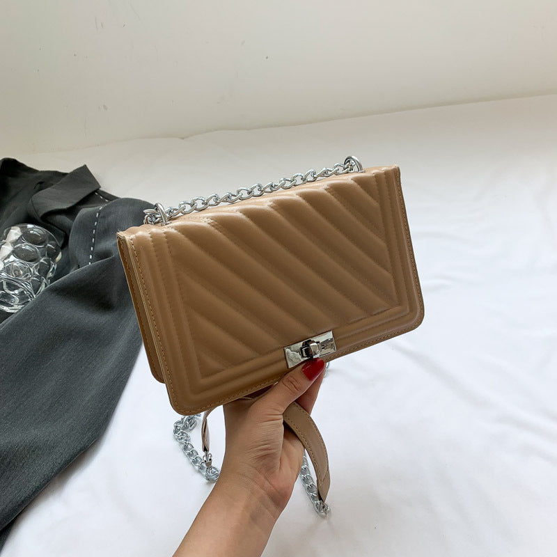 Chain Trend Small Square Bag Casual Minimalist Shoulder Bag