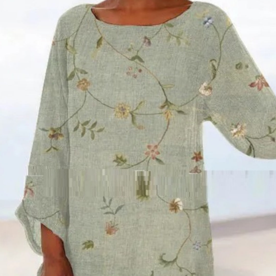 Fashion Casual Women's New Printed Shuya Temperament Commute Dress