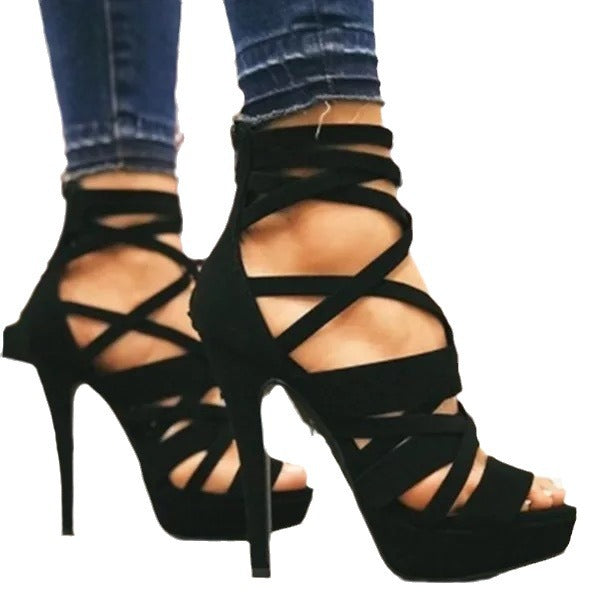 High-heeled Sandals