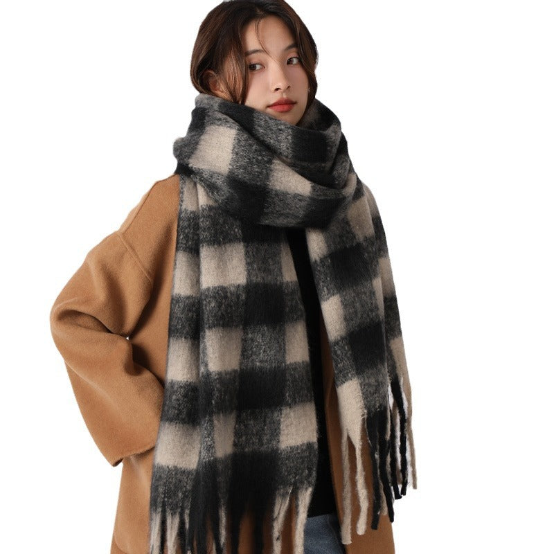 Womens Winter Scarf For WarmthPremium Faux Cashmere With A Luxurious Feel