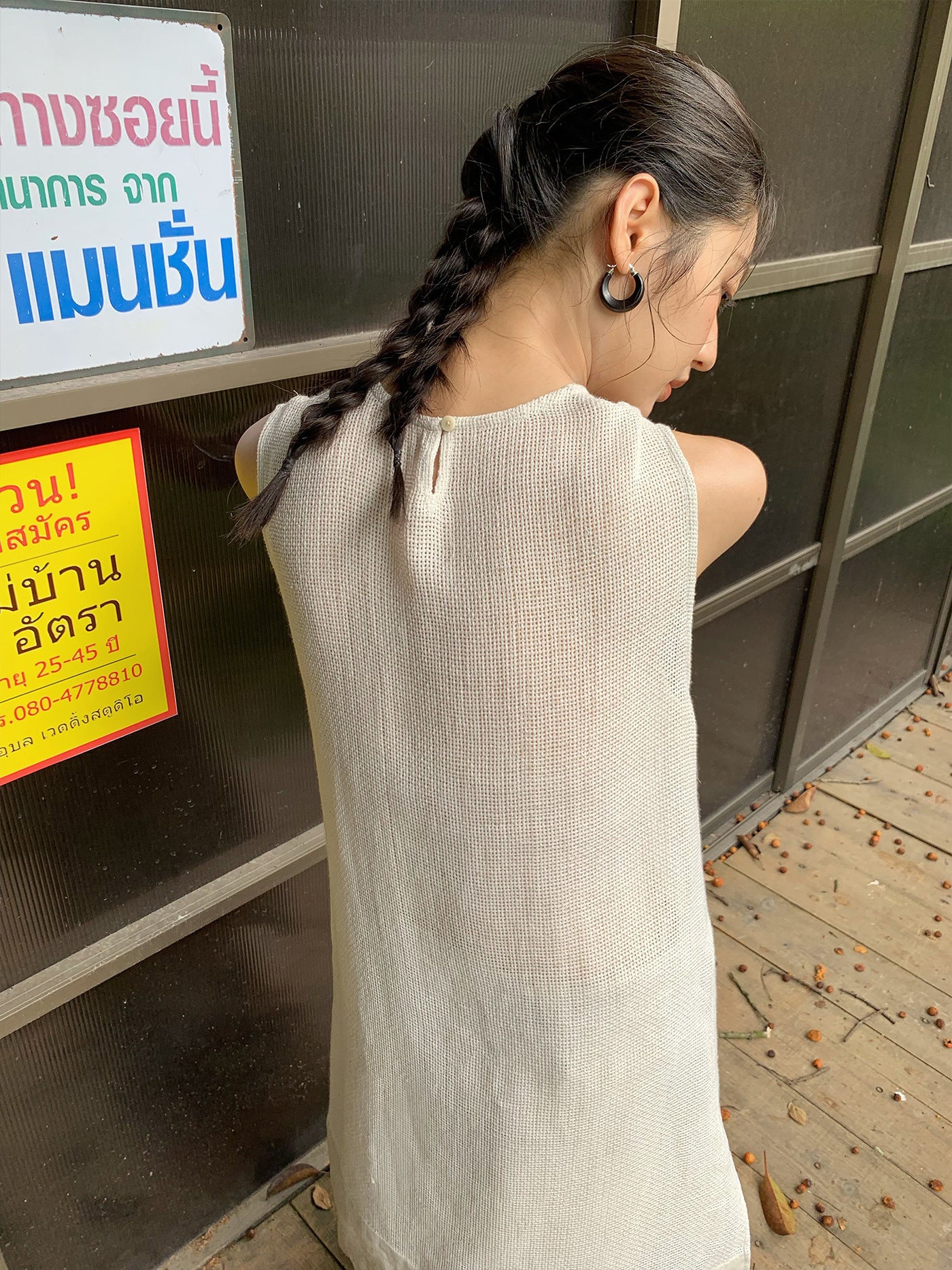Fashion Personality Stitching Hollow Camisole Women