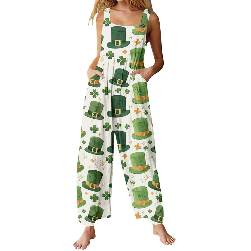 Fashion Women's Summer 3D Printing Casual Suspenders