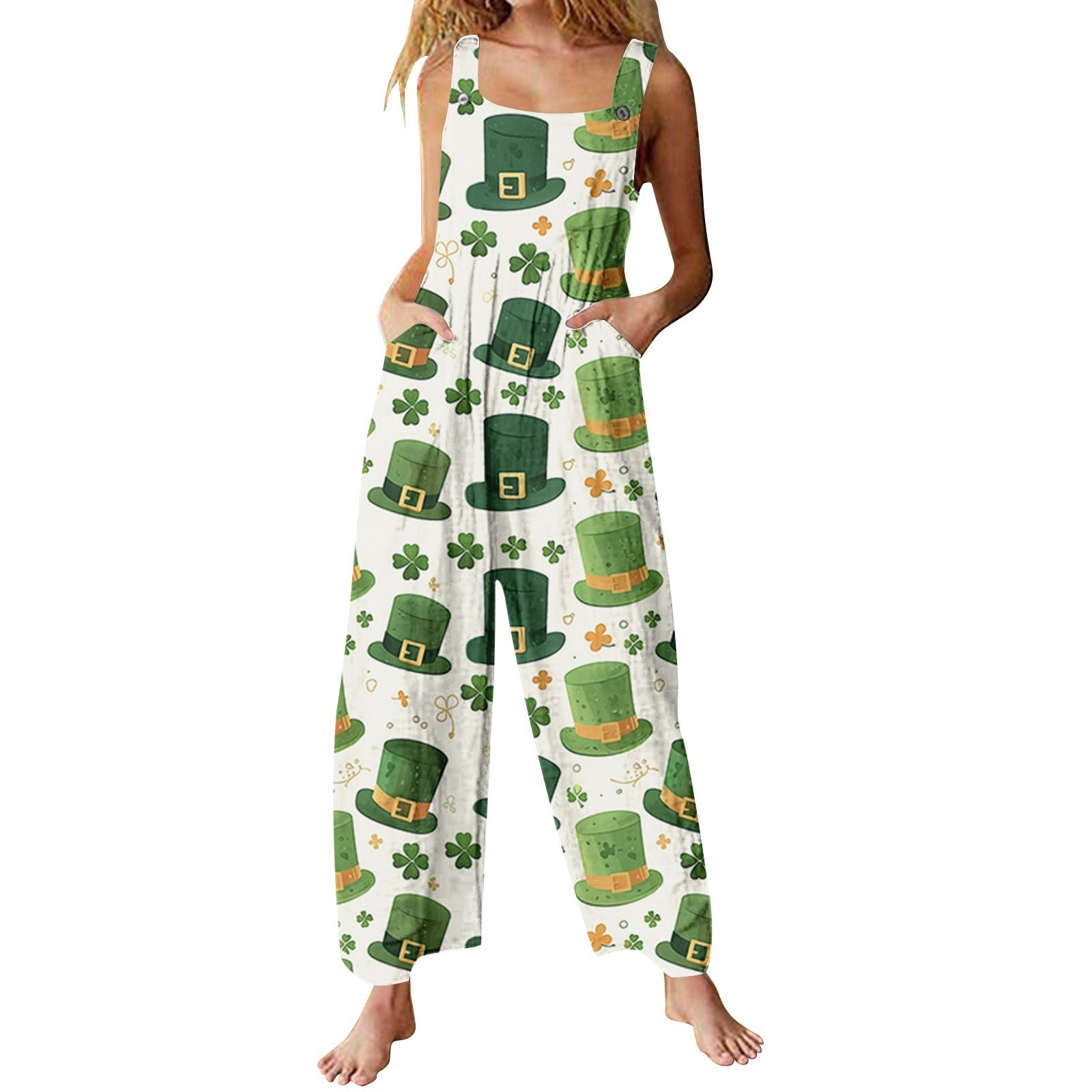 Fashion Women's Summer 3D Printing Casual Suspenders