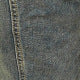 Workwear Style Distressed Washed Denim Jeans
