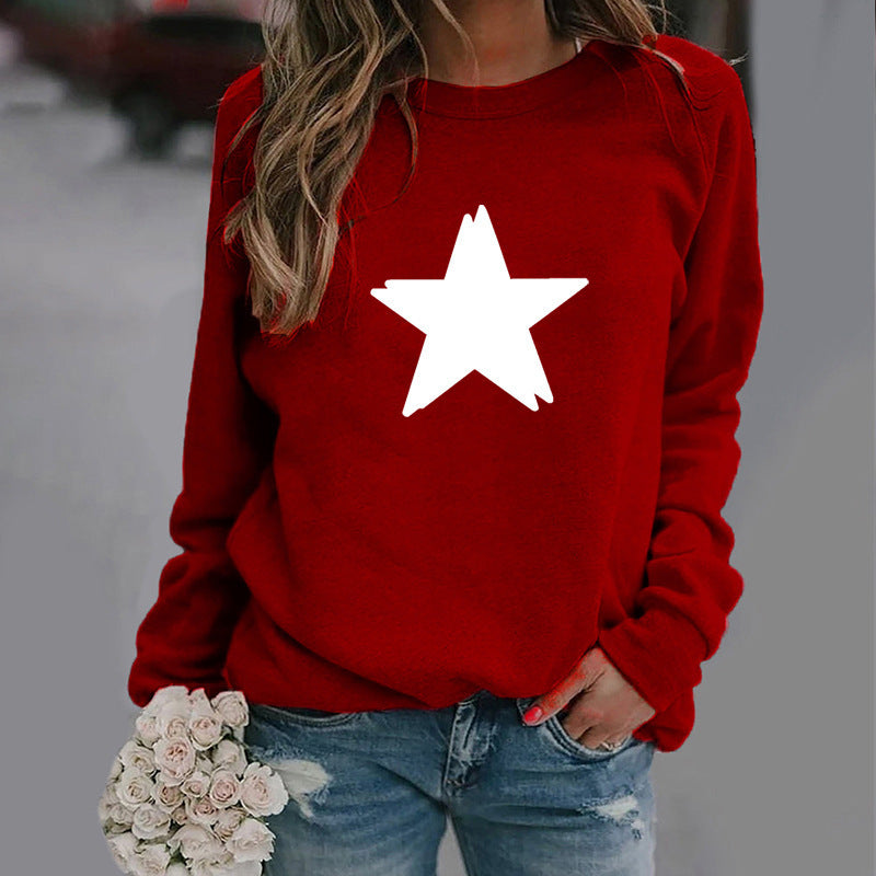 Women's Autumn Printed Sports Top