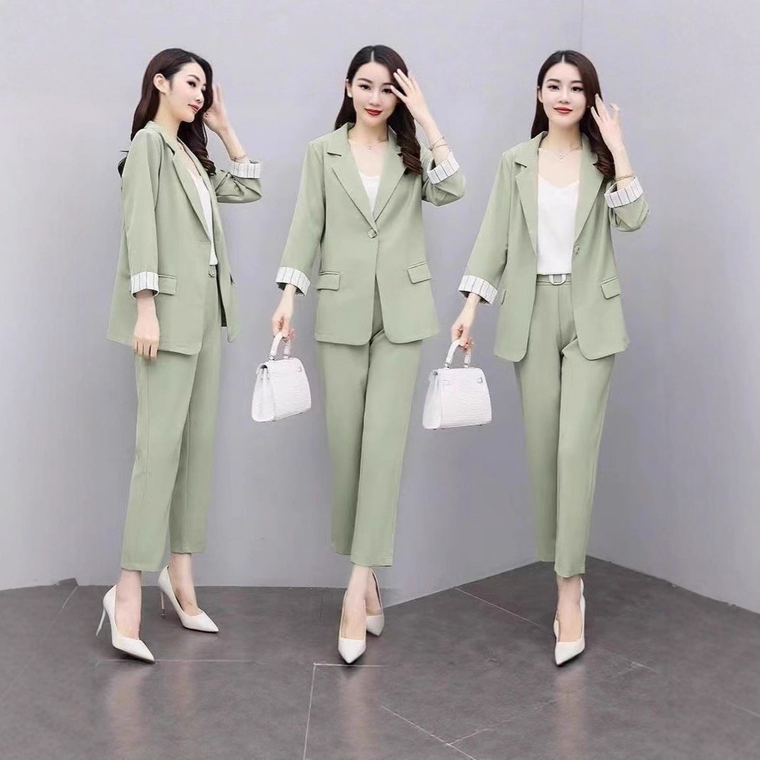 Fashion Suit Jacket And Pants Set