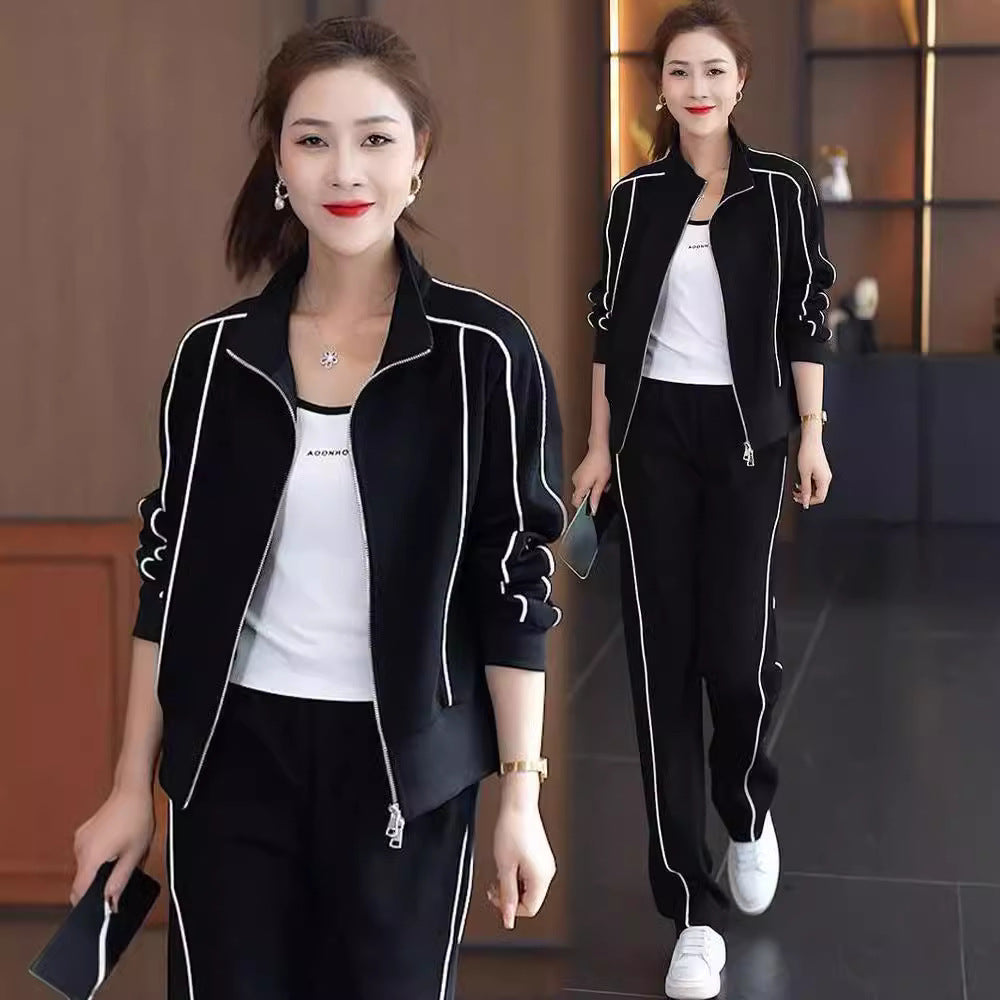 Fashionable Slimming Casual Sports Suit