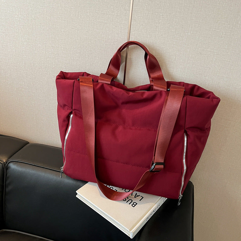 High-Capacity Commuter Shoulder Crossbody Bag