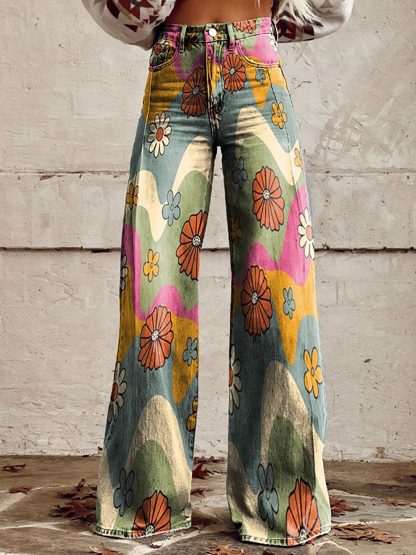 Hot Selling Plus Size Women's Casual Pants Thin Imitation Jeans