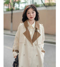 Retro Petite Below-the-knee British-style Drapey Midi Coat