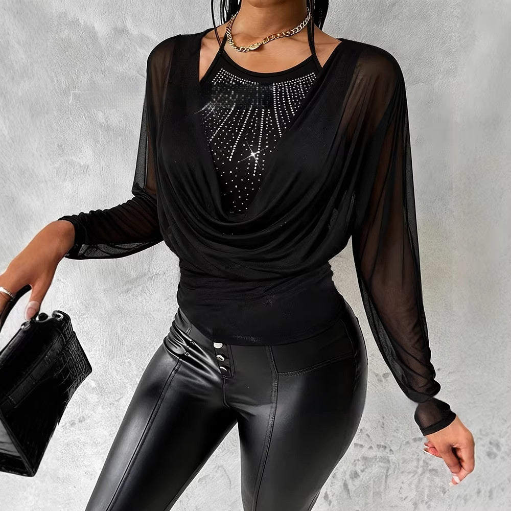 Stylish Minimalist And Uniquely Designed Long Sleeve Top For Women