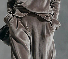 Womens Stylish Casual Long Sleeve Sports Suit