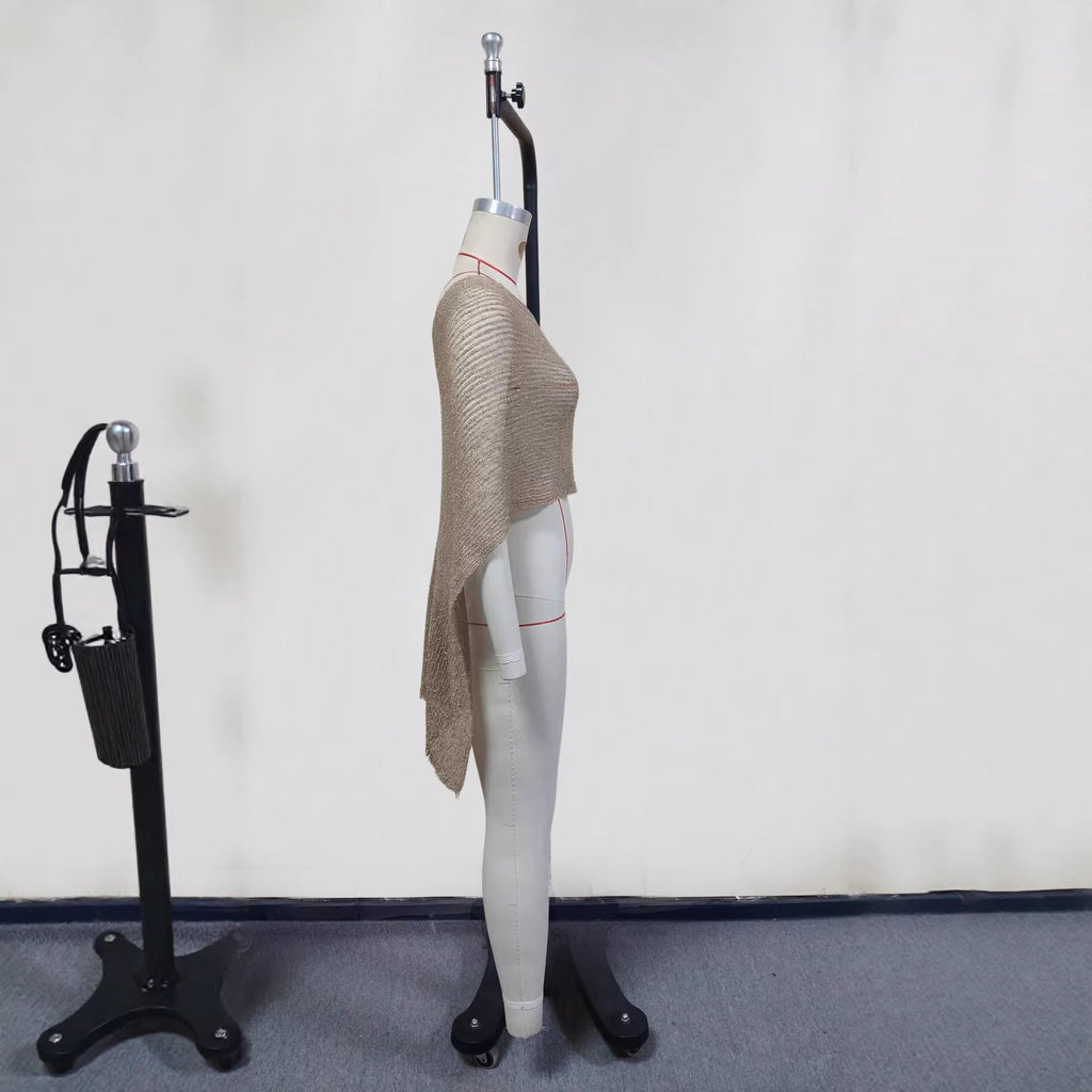 Round Neck Long Sleeve Slim Fit Pencil Skirt