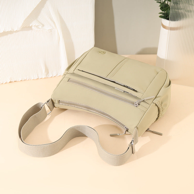 Large-capacity Casual Bag A Multi-compartment Fabric Shoulder Or Crossbody Bag