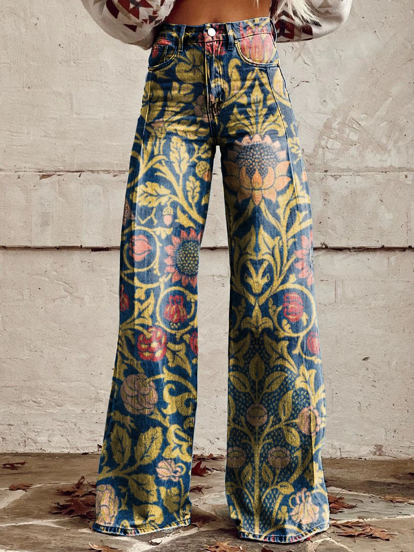 Hot Selling Plus Size Women's Casual Pants Thin Imitation Jeans