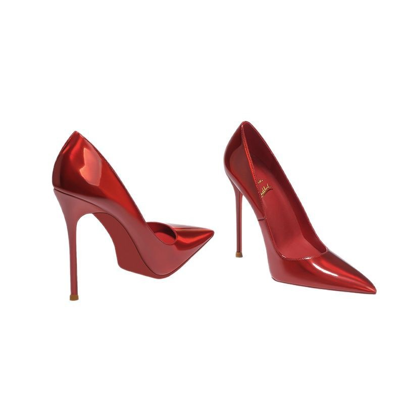 Plus-Size Ultra-Thin Heel High Heels