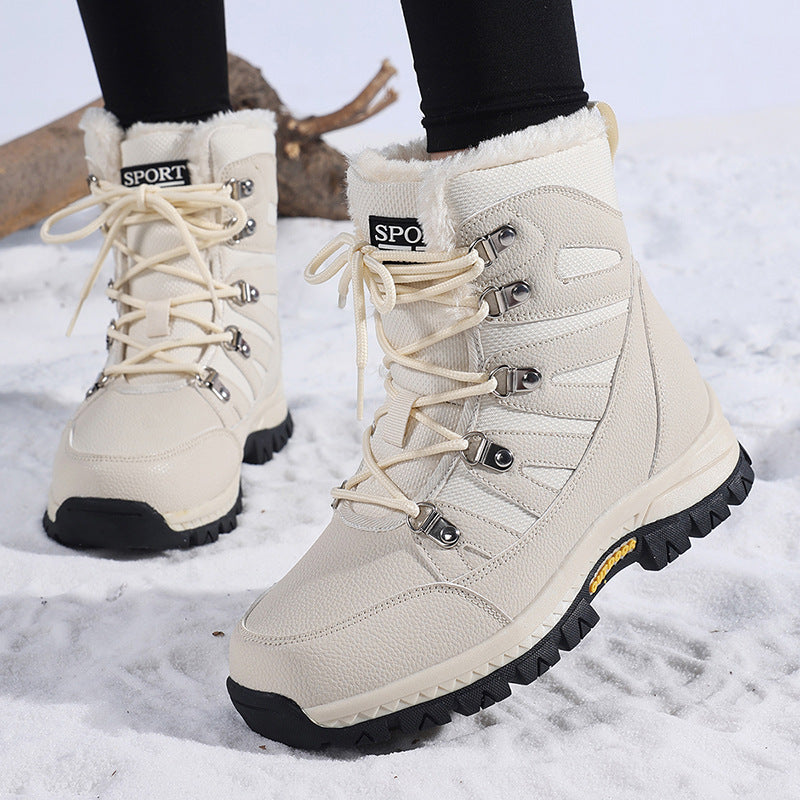 Womens Snow Boots With Fleece Lining For Extra Warmth