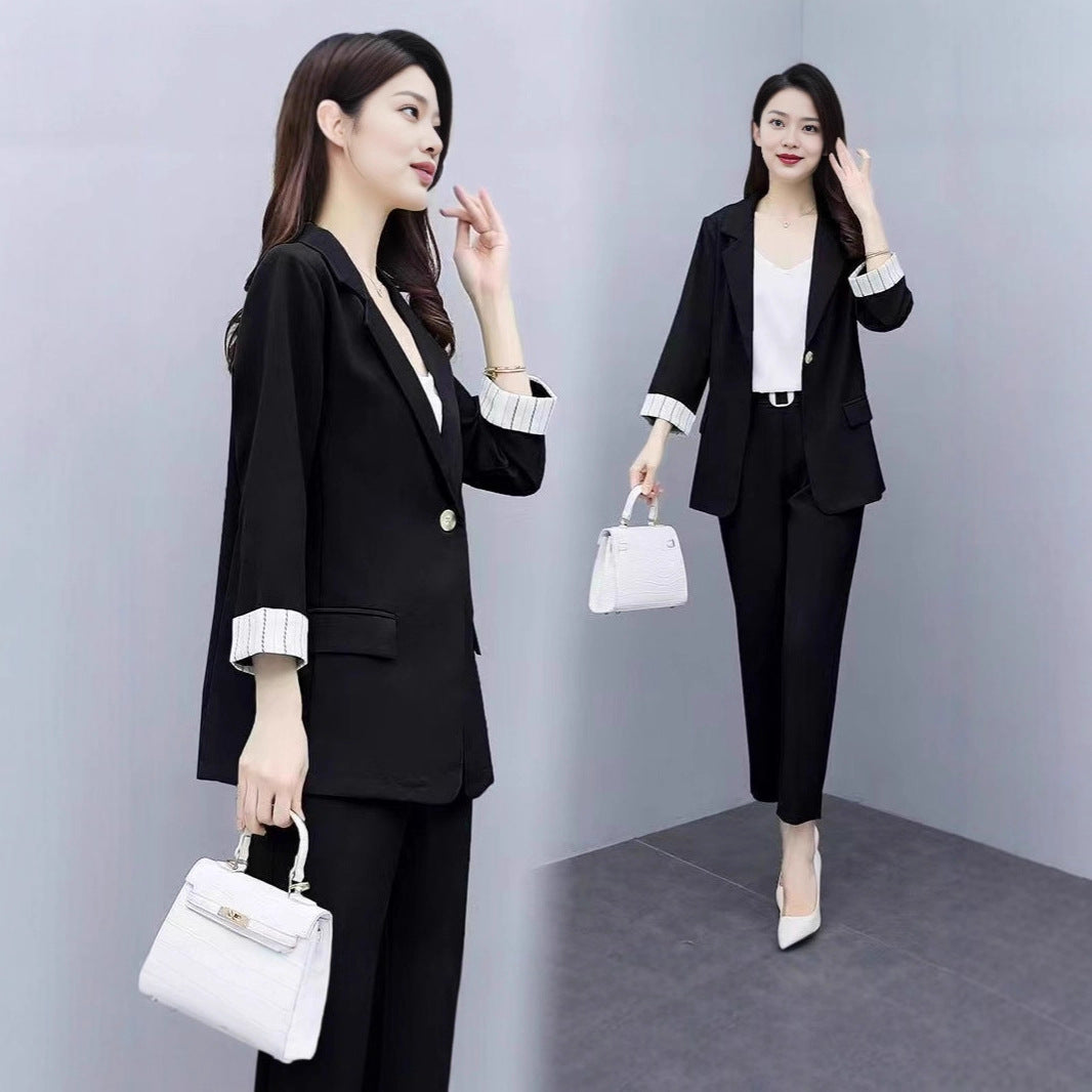 Fashion Suit Jacket And Pants Set