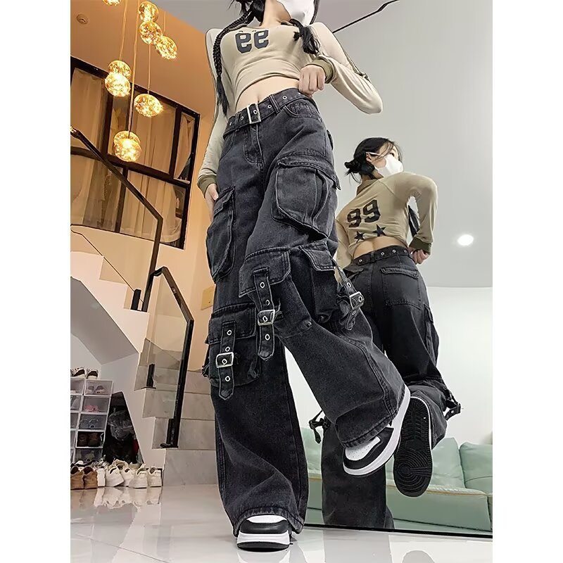 Straight-leg Wide-leg Casual Pants