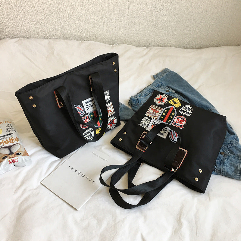 Hiphop Outdoor Shoulder Tote Travel Bag