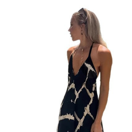 Casual Slip Halter Dress