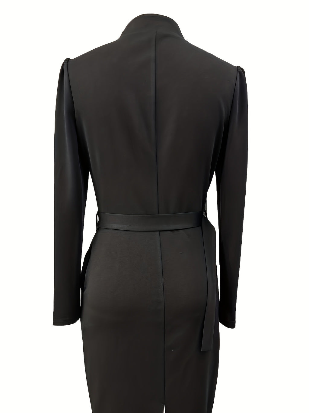 Women's Long Sleeve V-neck Dress