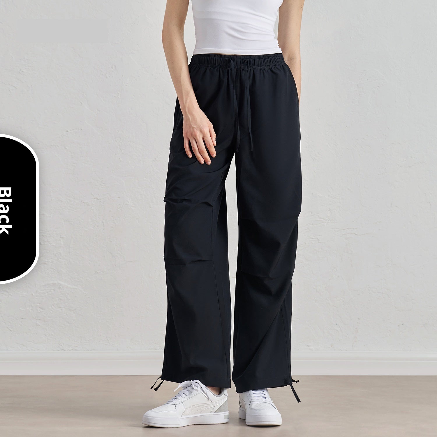 High Waist Slimming Loose Outdoor Casual Jogger Straight Sun Protection Fitness Pants