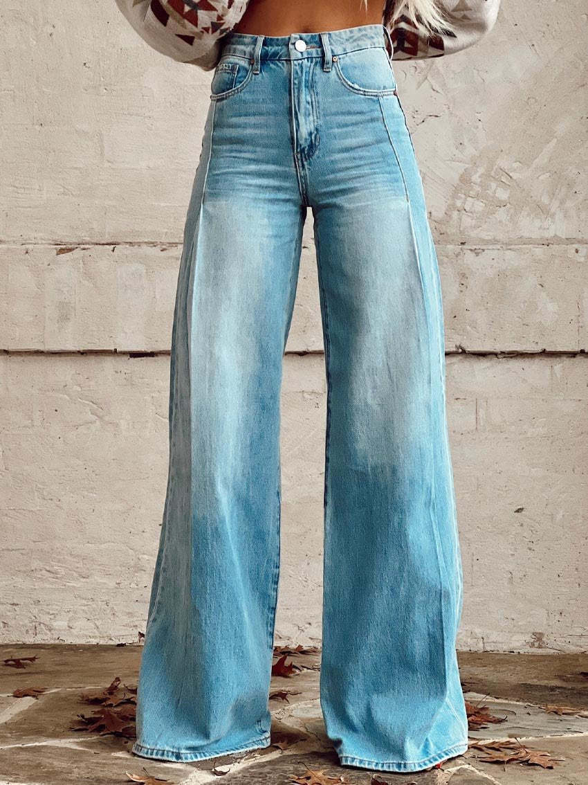 Hot Selling Plus Size Women's Casual Pants Thin Imitation Jeans