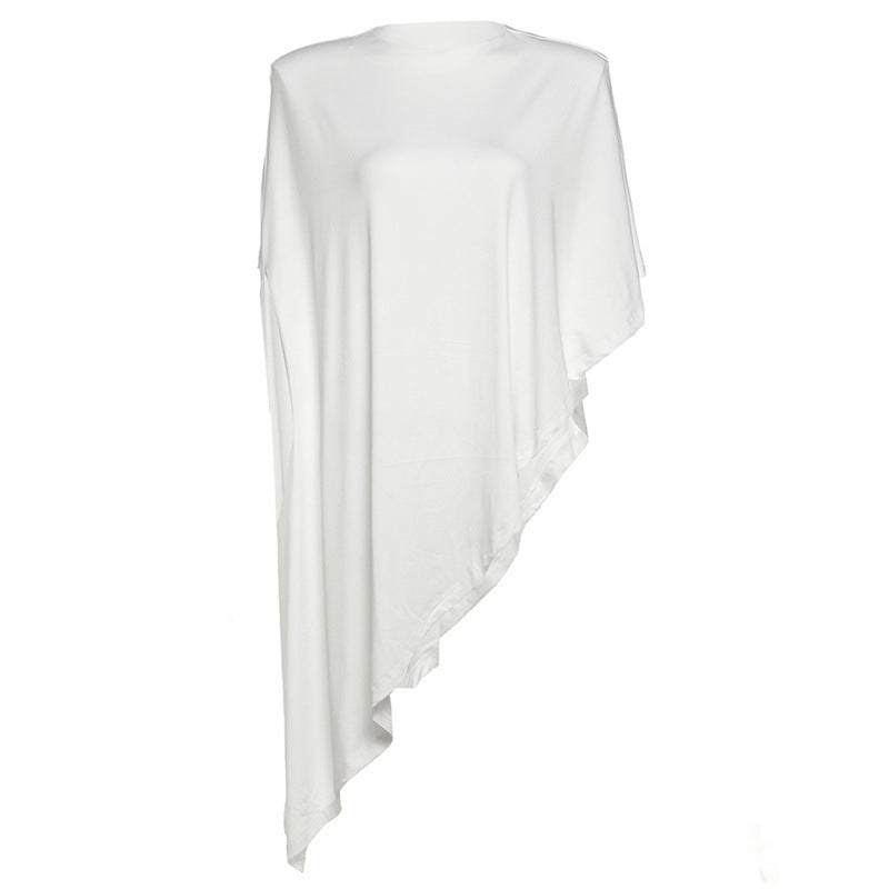 Women's Elegant Lady Cape Sleeveless Top
