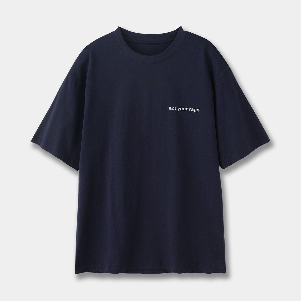 Cotton Short-sleeved T-shirt Letter Print