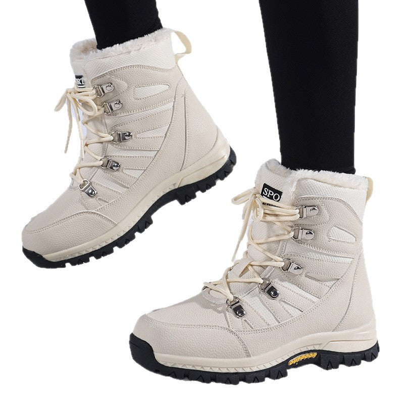 Womens Snow Boots With Fleece Lining For Extra Warmth