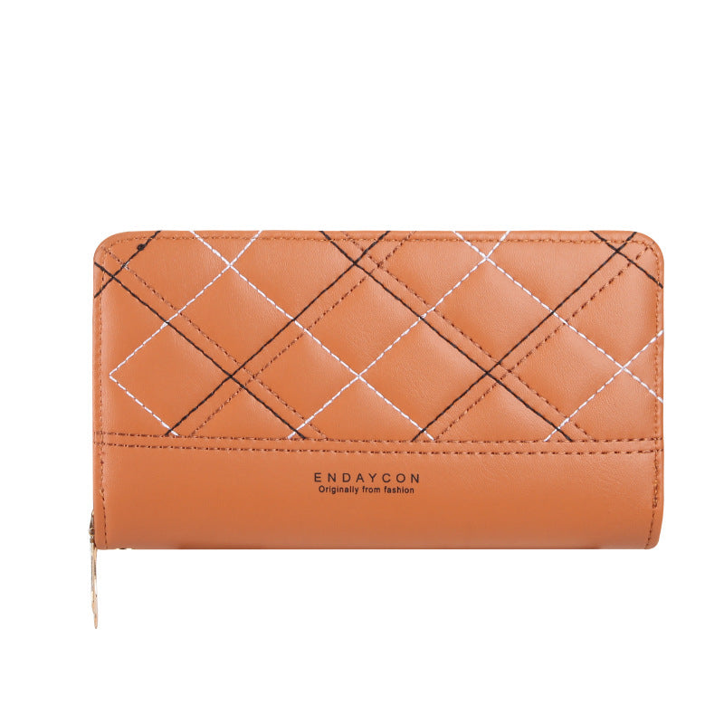 Women's Double Zipper Wallet Long Large Capacity